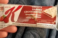 Barres croquantes fraises