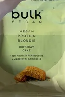 Vegan protein blondie