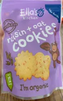 Raisin + oat cookies
