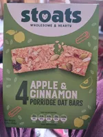 Apple & Cinnamon Porridge Oat Bars