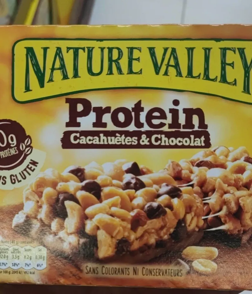 Protéine cacahuètes et chocolat