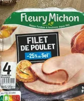 Filet de poulet -25% de sel