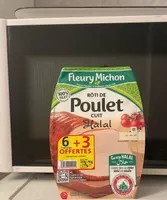 Rôti de poulet cuit halal