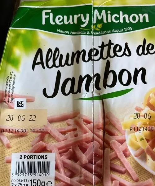 Allumettes de jambon