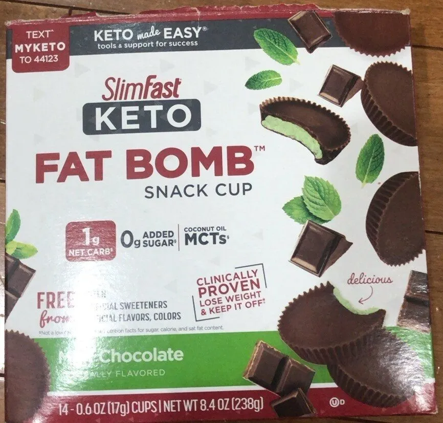 Mint choclate fat bomb