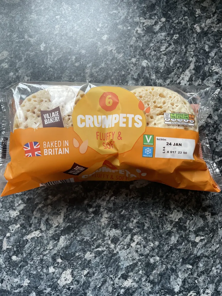 6 Crumpets