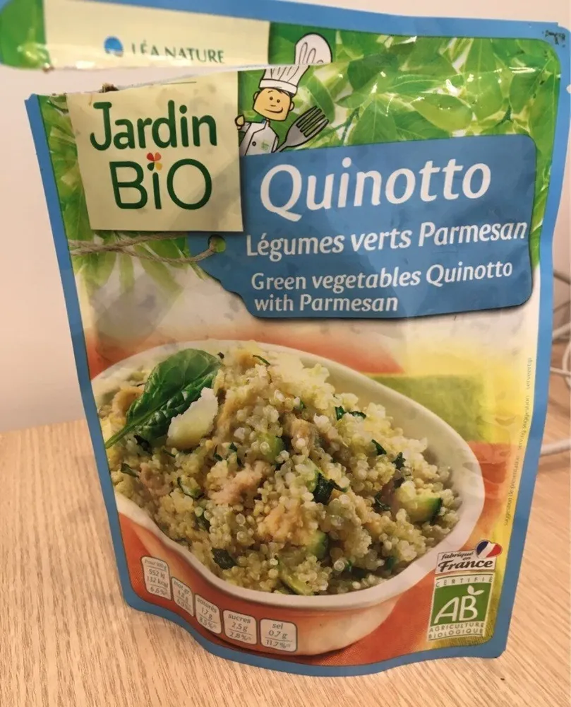 Quinotto Légumes verts Parmesan