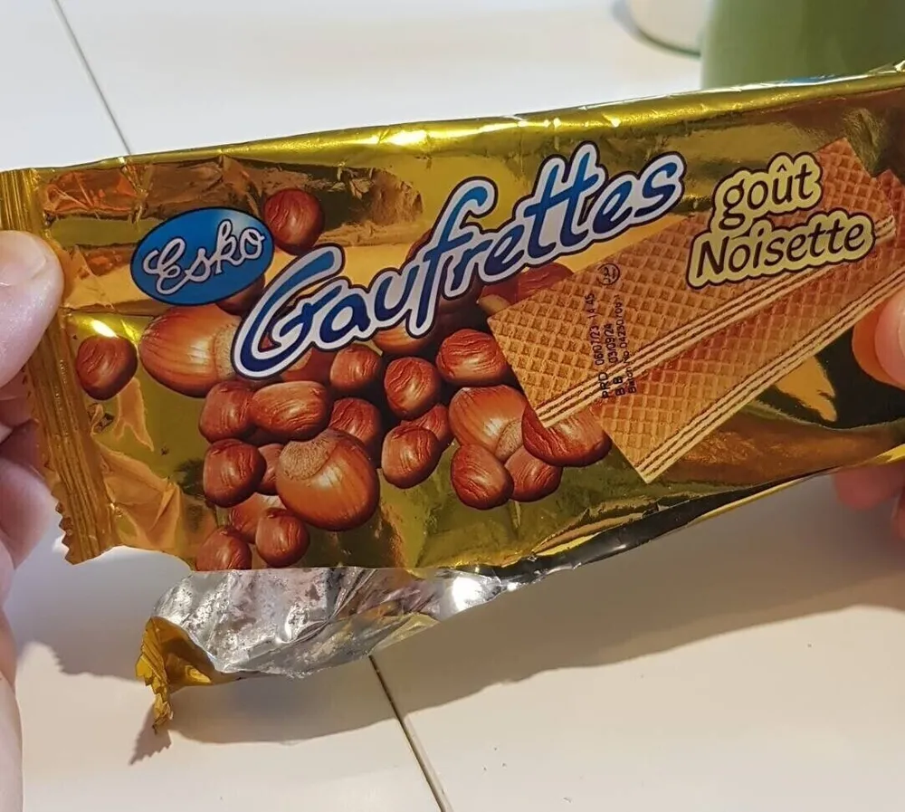 Gaufrette goot noisette