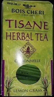Bois Cheri Herbal Tea Lemon Grass 25 Tea Bags