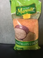 Lentilles corail