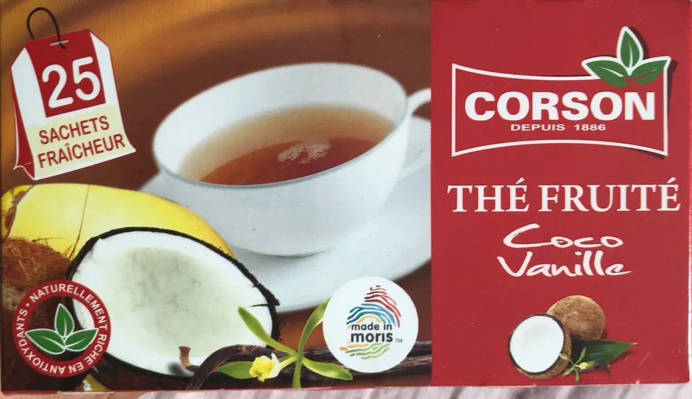Corson Tea Coconut Vanilla 25 Tea Bags