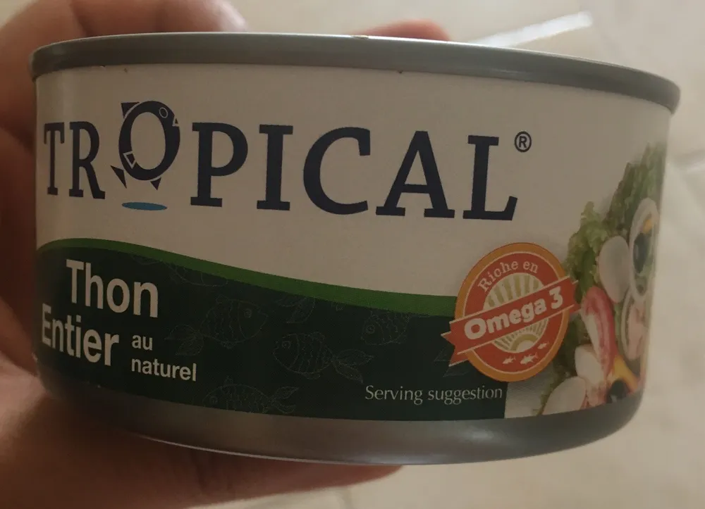 Thon entier au naturel