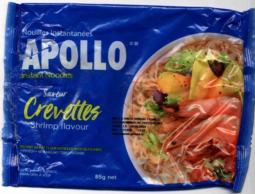 Nouilles Instantanées - Saveur Crevettes