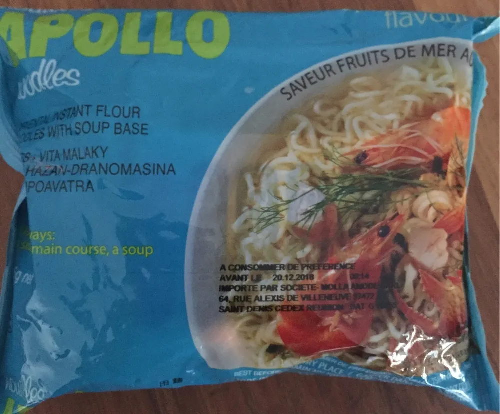 Apollo Pepper Seafood Flavour Noodles