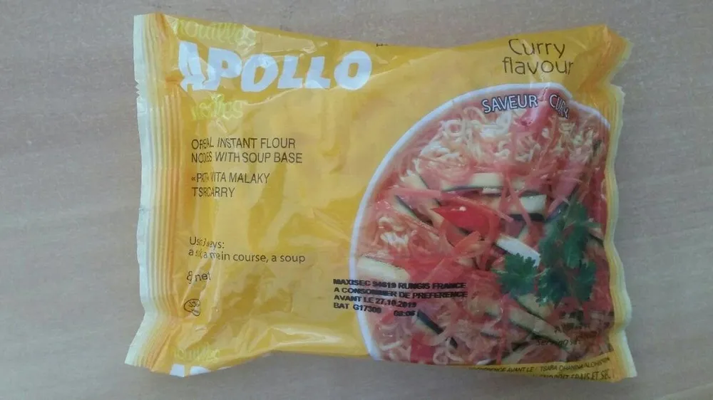 Nouilles instantanées saveur curry Apollo