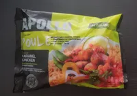 Nouilles instantanées saveur poulet au caramel