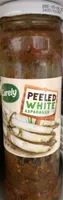 Peeled white asparagus
