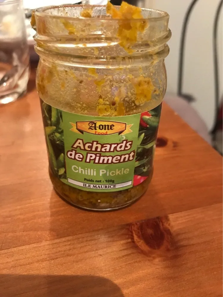 Achards de piment