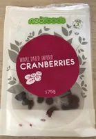 Whole dried infused cranberries