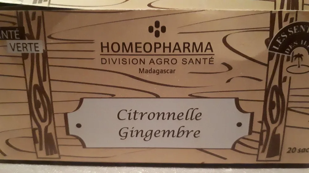Infusion Citronnelle-Gingembre
