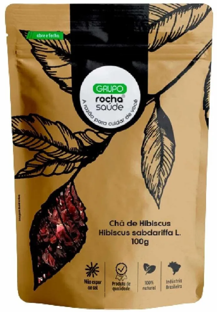 GRUPO ROCHA SAÚDE Chá de Hibiscus Hibiscus sabdariffa L.