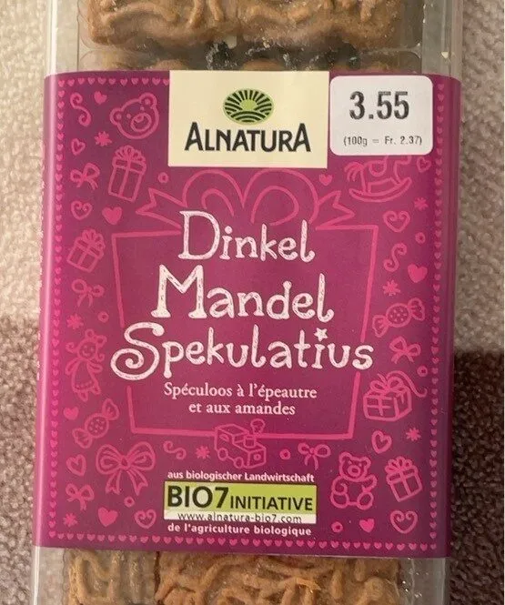 Speculos à l’épeautre et aux amandes