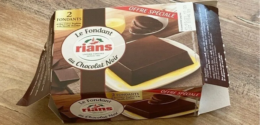 Le fondant au chocolat noir