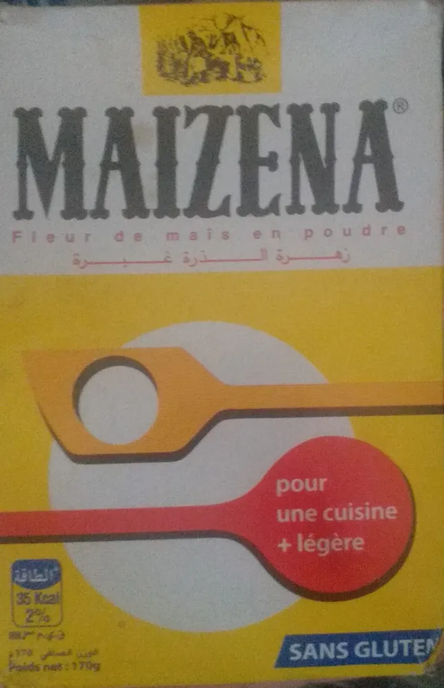 Fleur de maïs en poudre