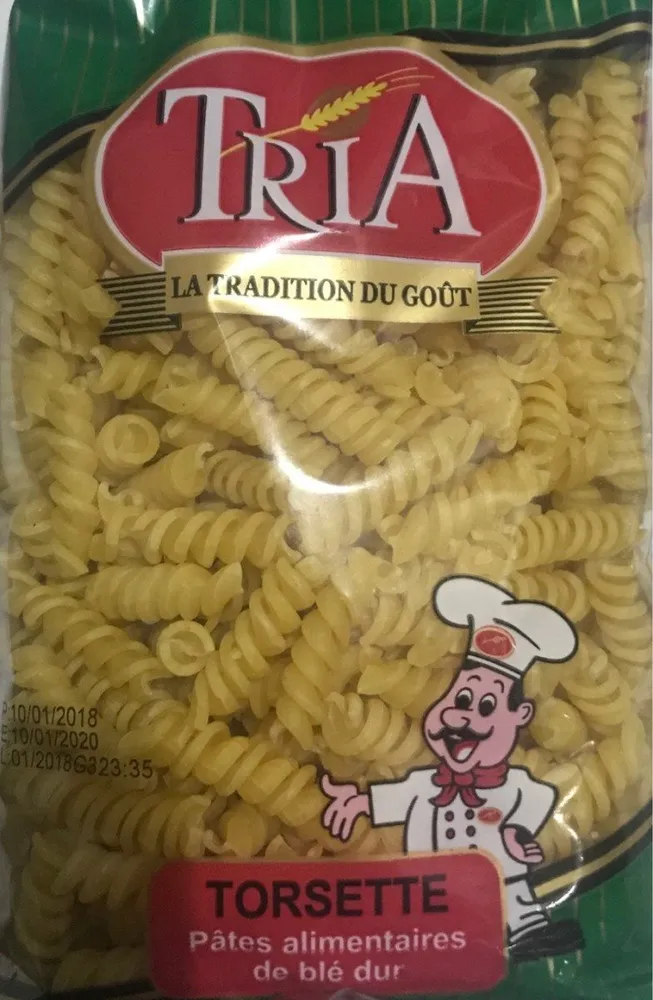 Torsette - Pâtes alimentaires de blé dur