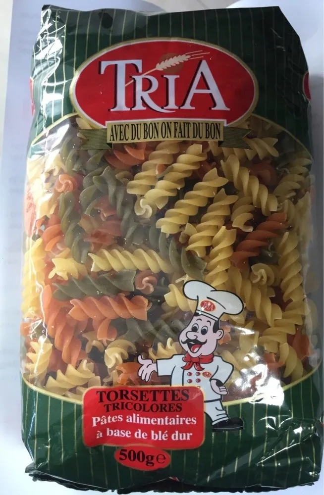 Tria Torsettes tricolores