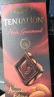 Chocolat Tentation Noir Gourmand Amandes