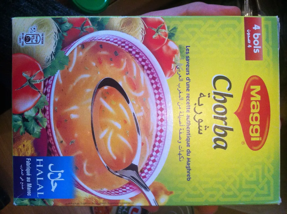 MAGGI Soupe déshydratée Halal Chorba 110g en boite