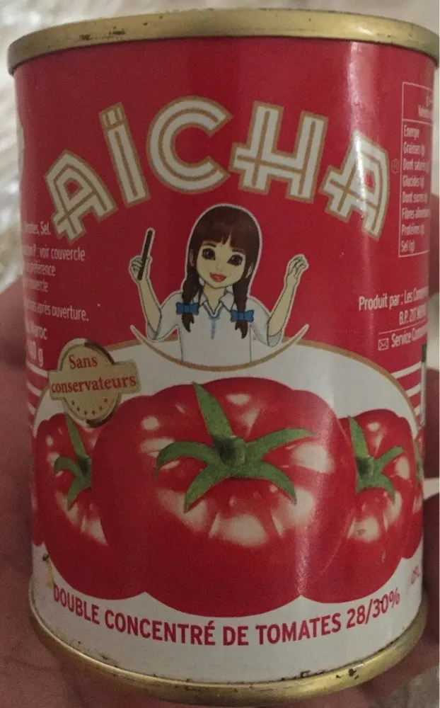 Aicha Double Concentré De Tomates 140 G