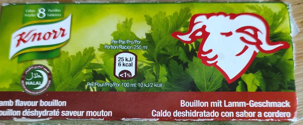 Bouillon goût Mouton