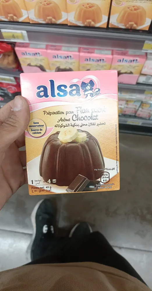 Flanc sucré chocolat