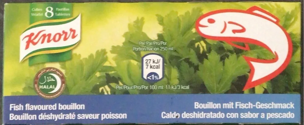 Bouillon déshydraté saveur poisson