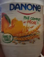 Danone blè complet et pêche