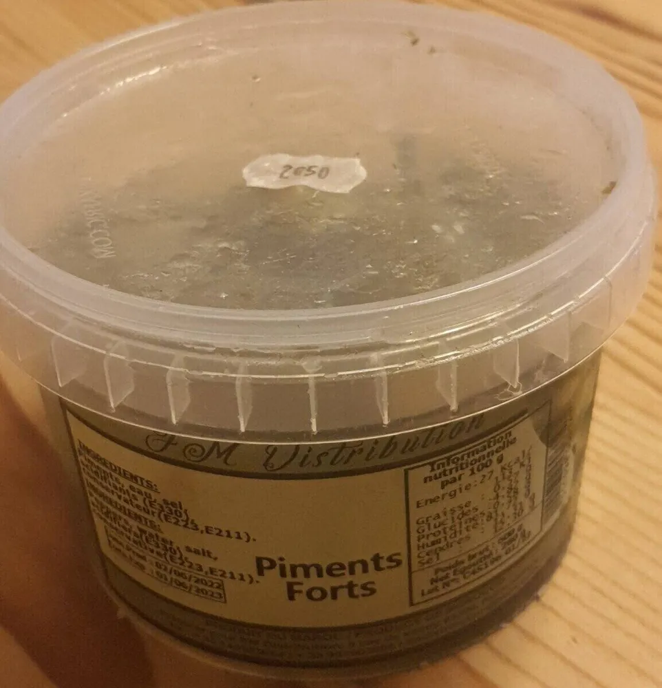 Piments forts vinaigre
