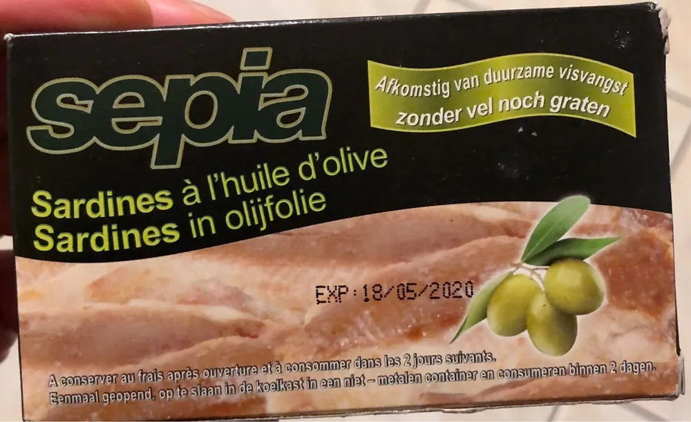 Sardines a lhuile dolive