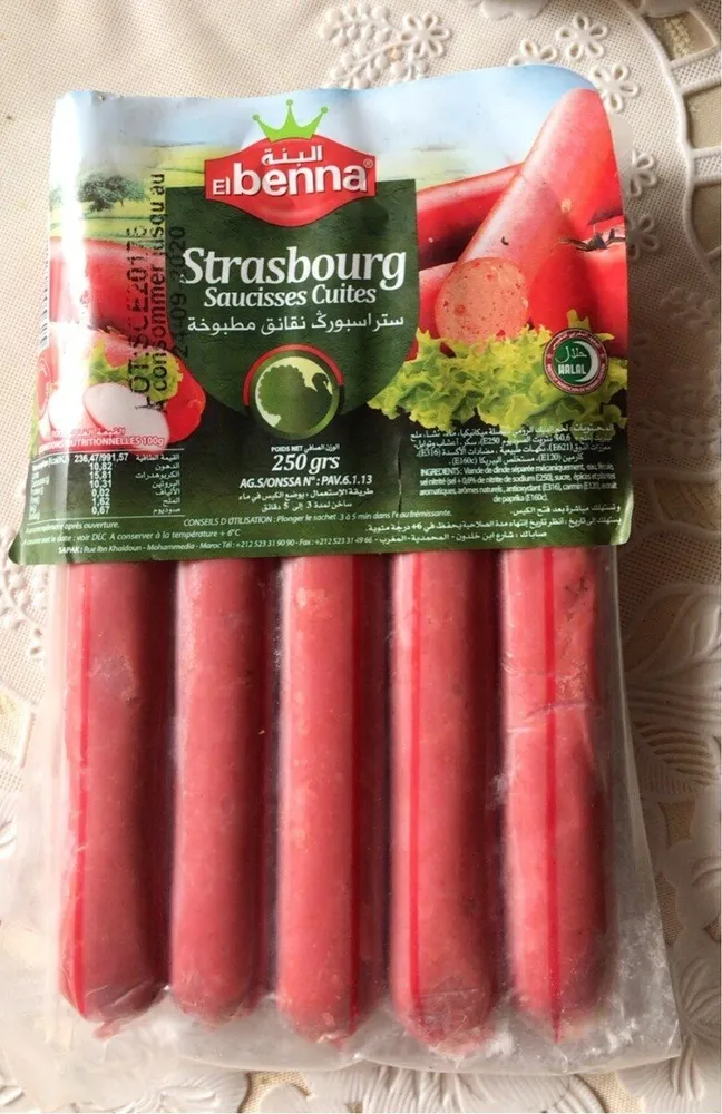 Saucisses cuites