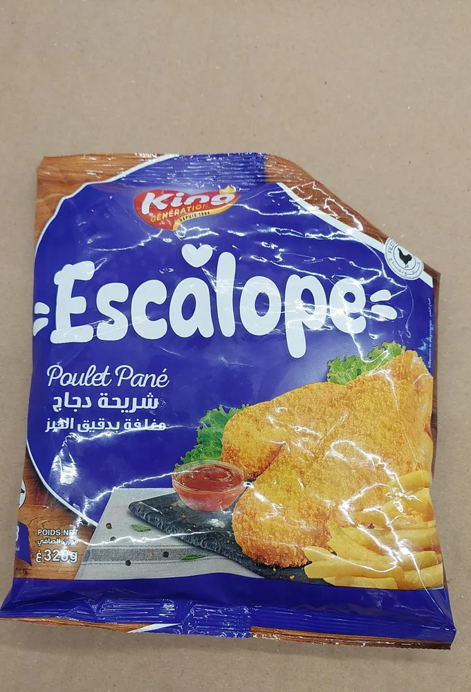 Escalope de poulet pané