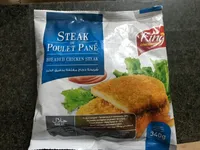 Steak de poulet pané