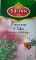 Sultan, green tea with oregano, oregano