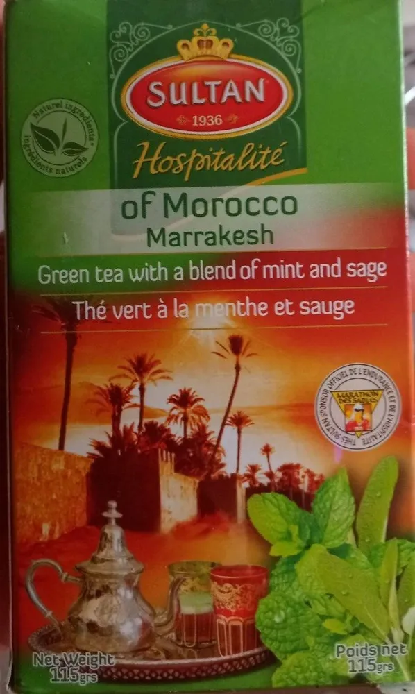 Mélange thé vert menthe sauge