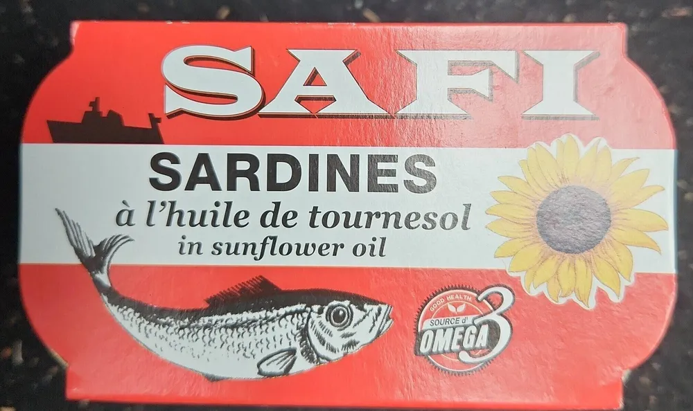 Sardines à l'huile de tournesol