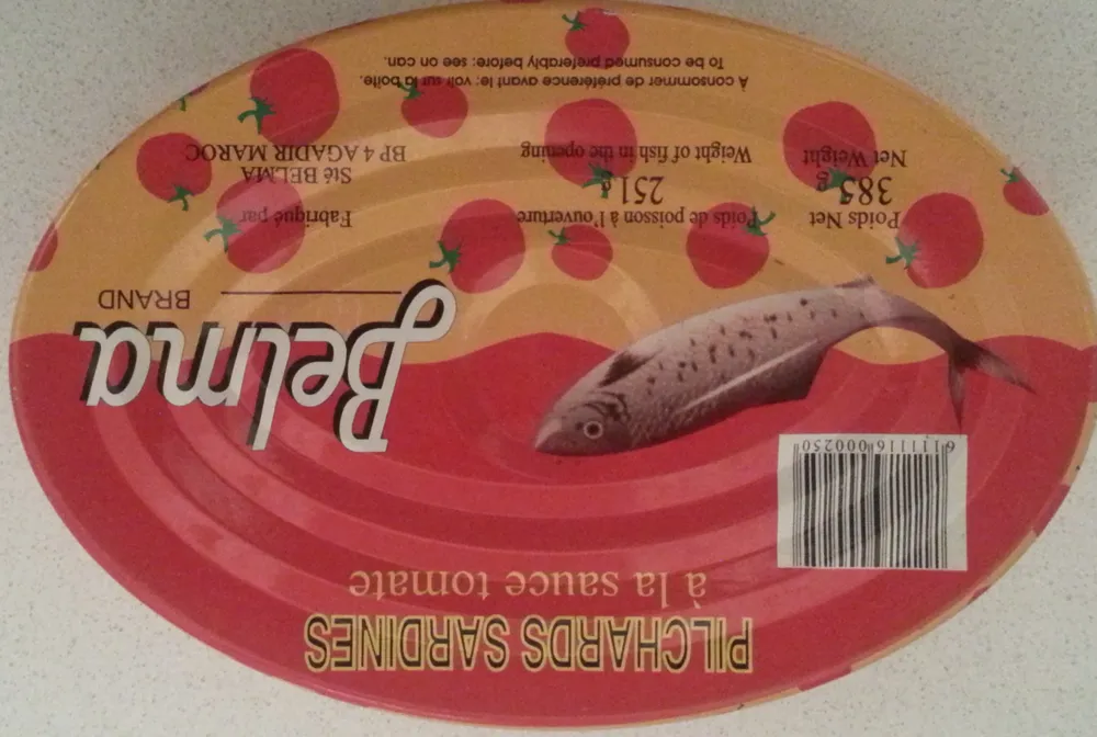 Pilchards sardines à la sauce tomate