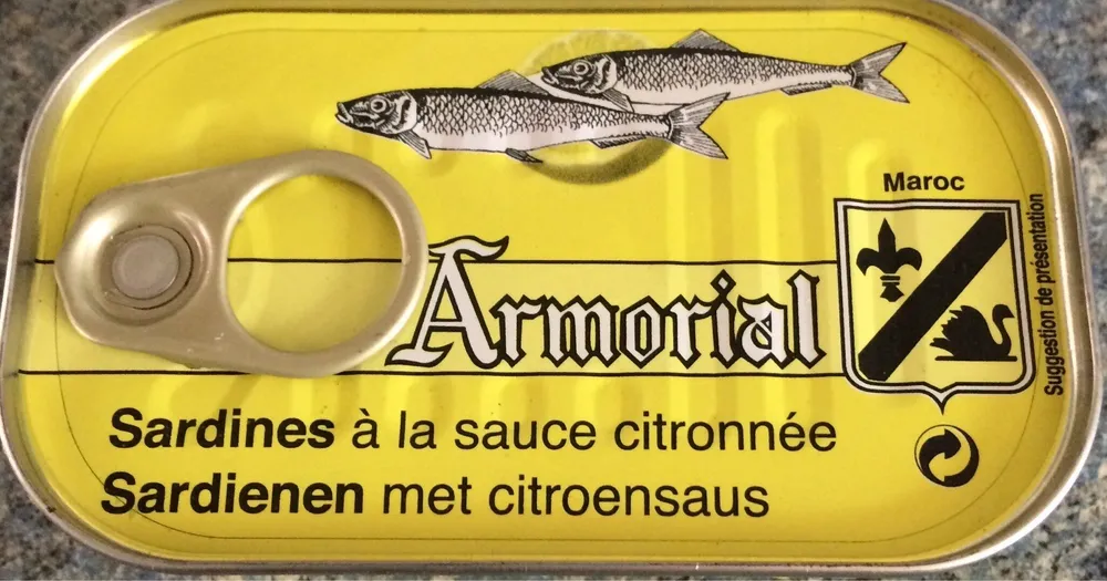 Sardines à la sauce citronnée