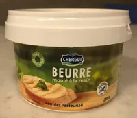 Beurre moulé à la main