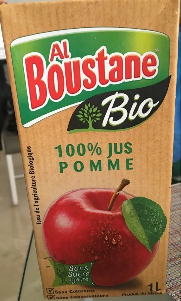 Jus de pomme bio