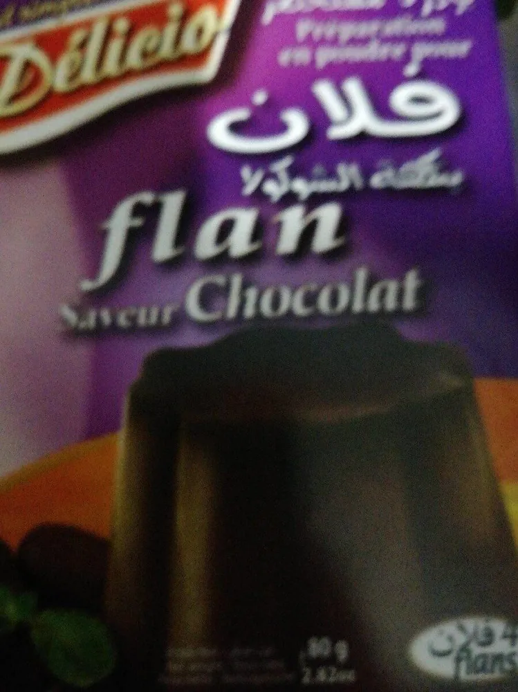 Flant au chocolat